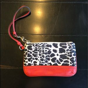 Gently used Coach Wristlet